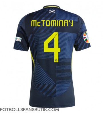 Skottland Scott McTominay #4 Replika Hemmatröja EM 2024 Kortärmad